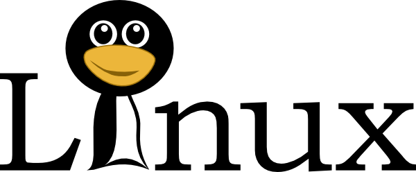 Linux With Penguin Svg Clip Arts 600 X 248 Px (600x248), Png Download