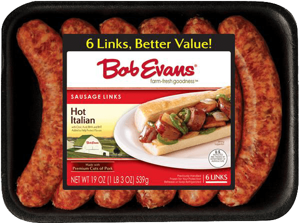 Bob Evans Hot Italian Sausage - Bob Evans Italian Sausage (600x600), Png Download