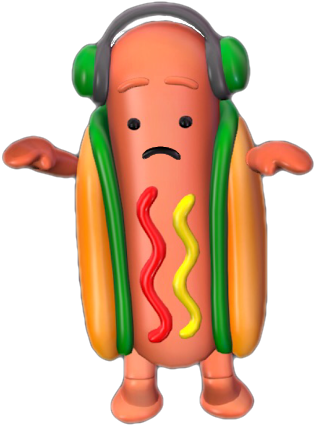 Sad Hot Dog - Snapchat Hot Dog Sad (330x453), Png Download