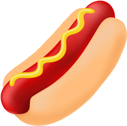 Free Png Hot Dog Png Images Transparent - Hot Dog Clipart Png (480x480), Png Download