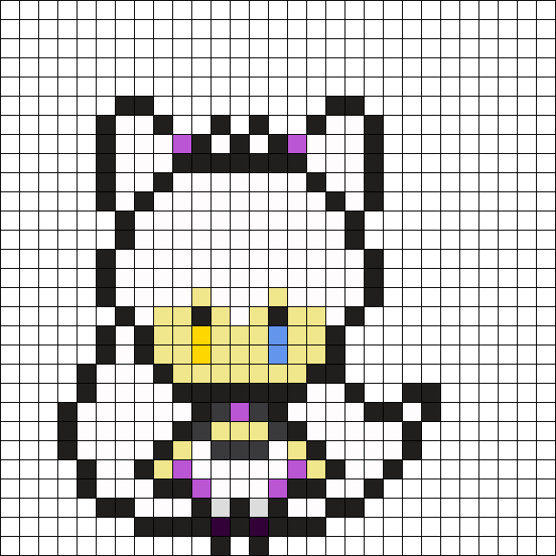 Nekopara Coconut - Graph Paper Designs (610x610), Png Download