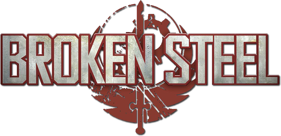 Broken Steel Logo - Fallout 3 Broken Steel Logo (1218x593), Png Download