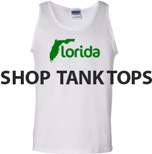 Shop State Florida Shape F Flipped Logo Tank Top Shirts - Active Tank (450x350), Png Download