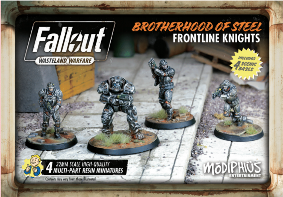 Brotherhood Of Steel - Fallout Wasteland Warfare Brotherhood Of Steel (600x600), Png Download