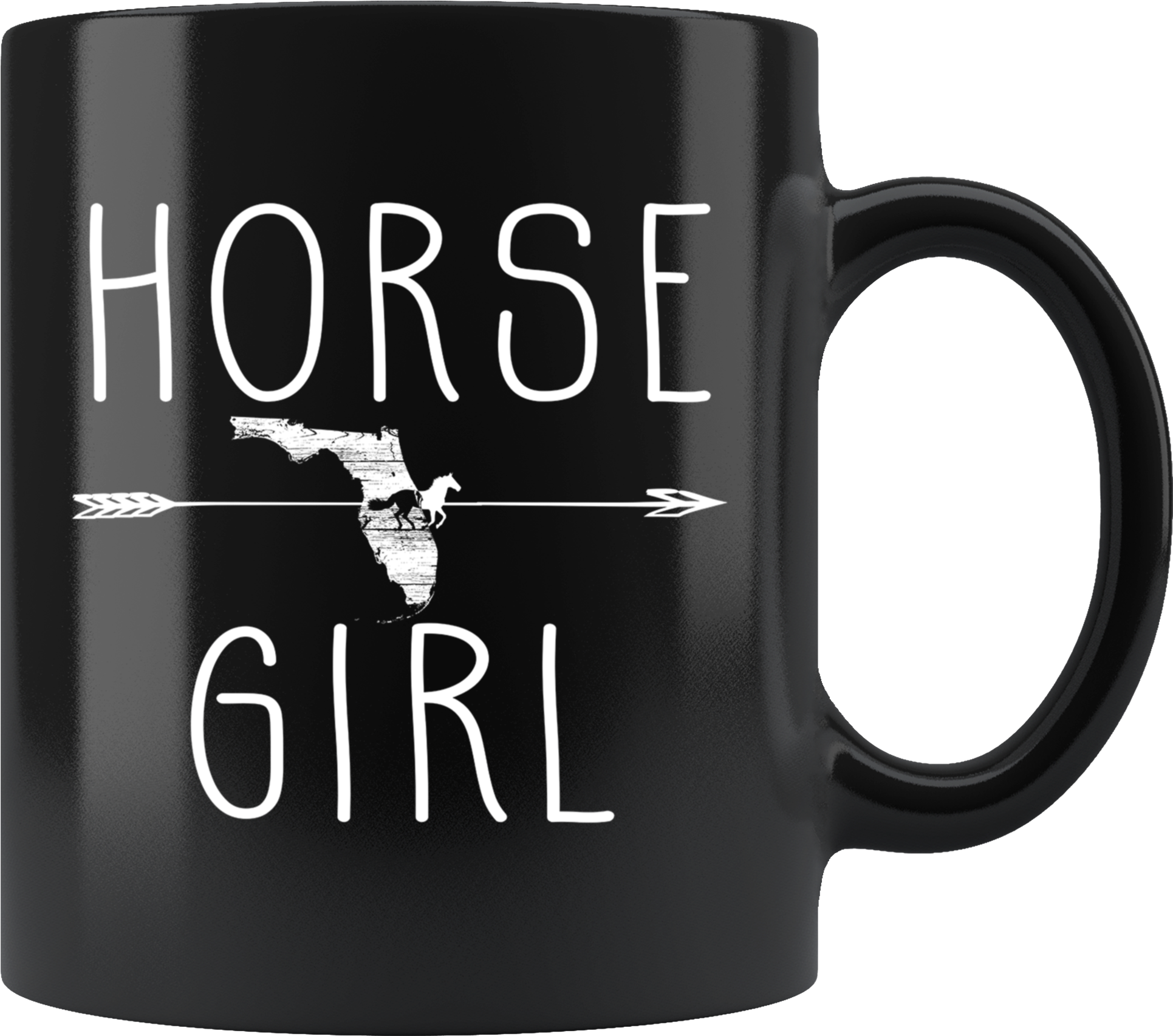 Florida Horse Girl Gifts Floridian Shape Country For (2000x2000), Png Download