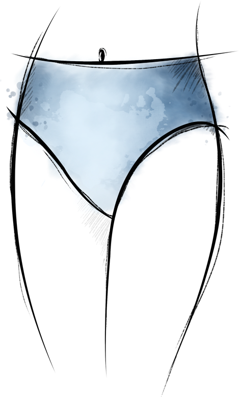 French Cut (494x782), Png Download