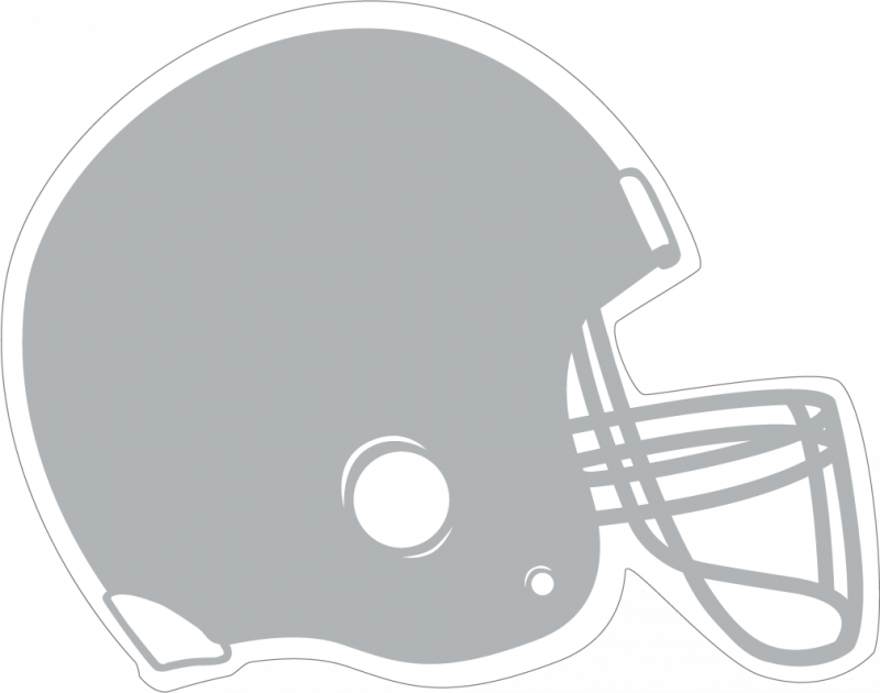 Silver Clipart Football Helmet - Red Football Helmet Clipart (800x630), Png Download