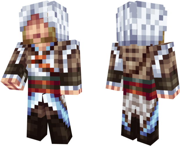Xcehqpnpng - Skin Minecraft Assassin's Creed 4 (640x516), Png Download