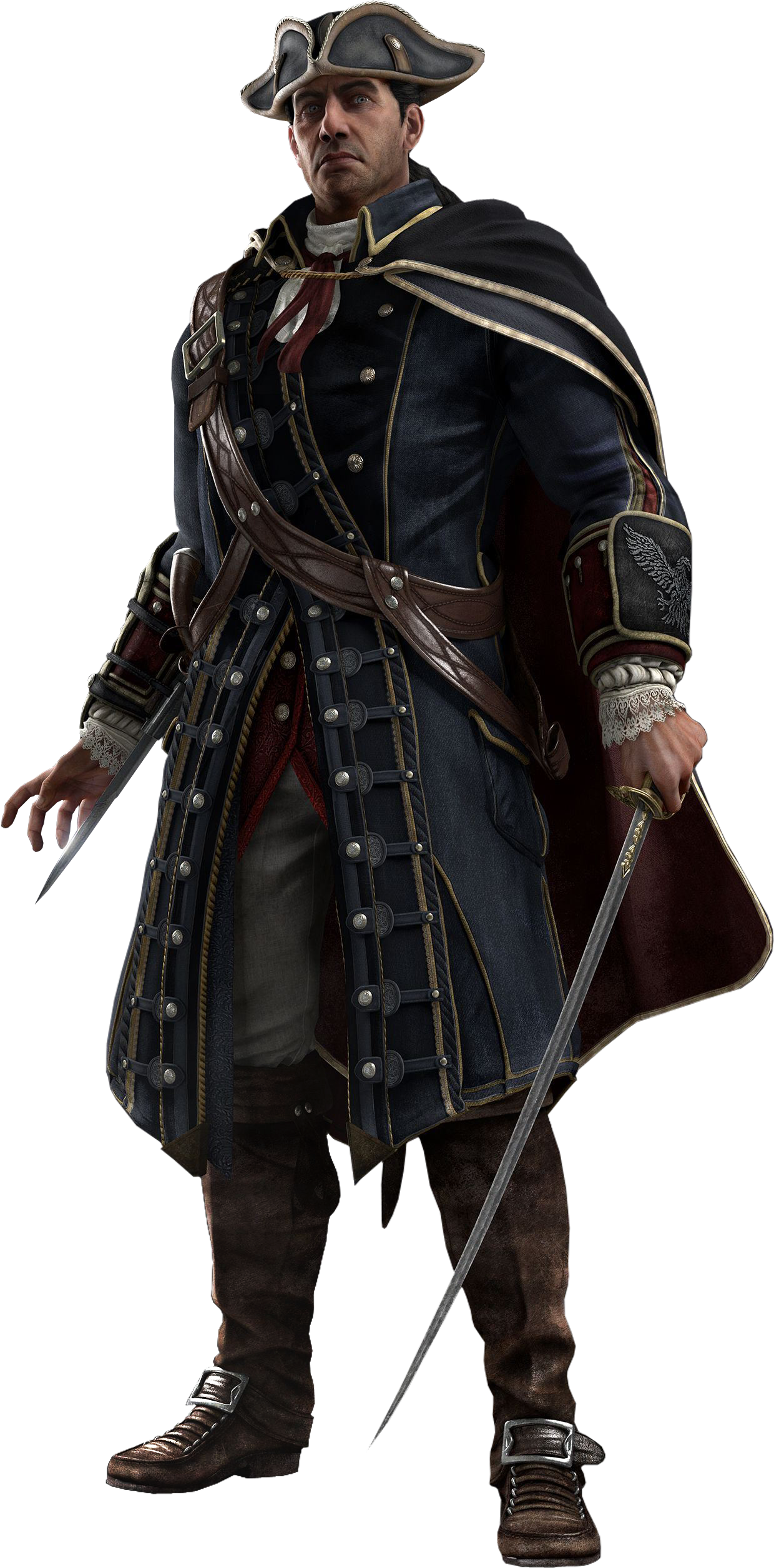 Haytham Kenway - Assassin's Creed Armand Bouchart (1260x2530), Png Download