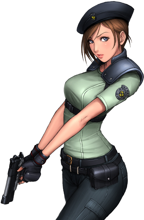 Picture - - Jill Valentine Fan Art (543x750), Png Download