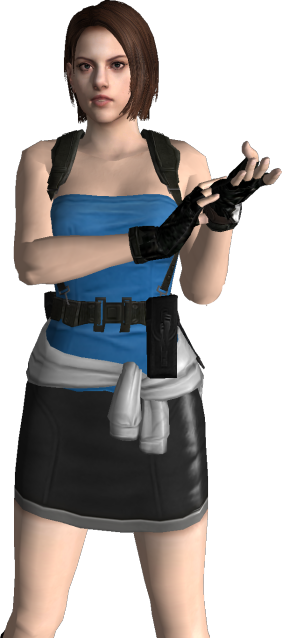Jill Valentine - Girl (282x638), Png Download