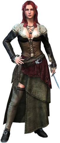 Anne Bonny - Anne Bonny Cosplay Assassins Creed (250x500), Png Download