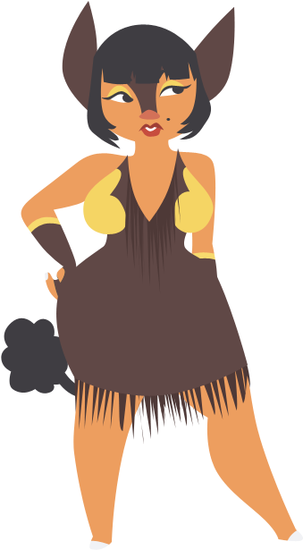 Pignite Flapper - Cartoon (416x724), Png Download