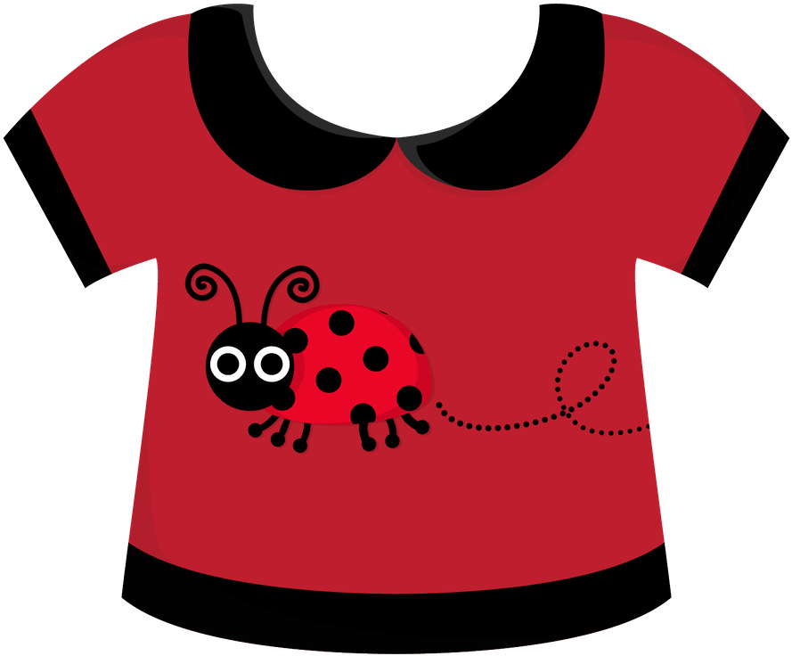 Red Dress Clipart Infant - Baby Clothes Red Clipart (900x900), Png Download