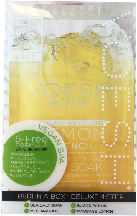 12 X Voesh Pedicure Spa Set 4-in-1 Olive Salt Scrub (768x1024), Png Download