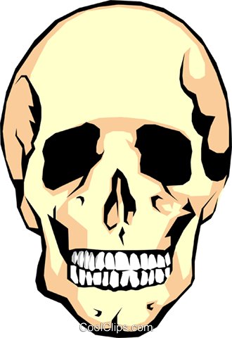 Human Skull Royalty Free Vector Clip Art Illustration - Death By Food: Why More People In North America Die (330x480), Png Download