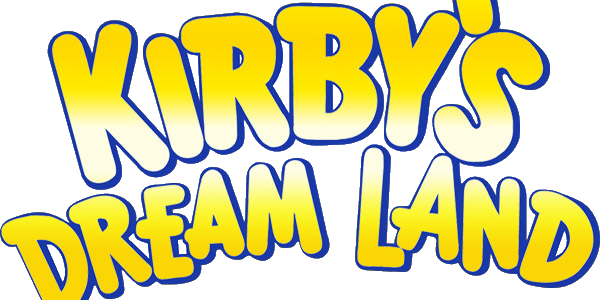 Kirby's Dream Land Game Boy - Kirby's Dream Land Logo (600x300), Png Download