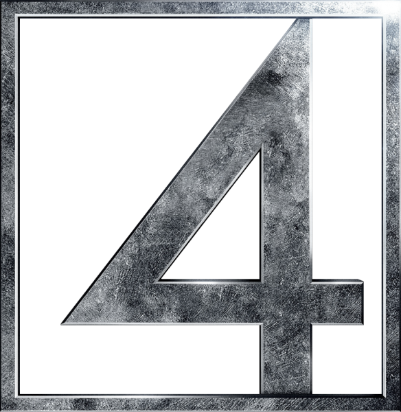 Fantastic Four Logo - Fantastic 4 Logo Png (584x600), Png Download