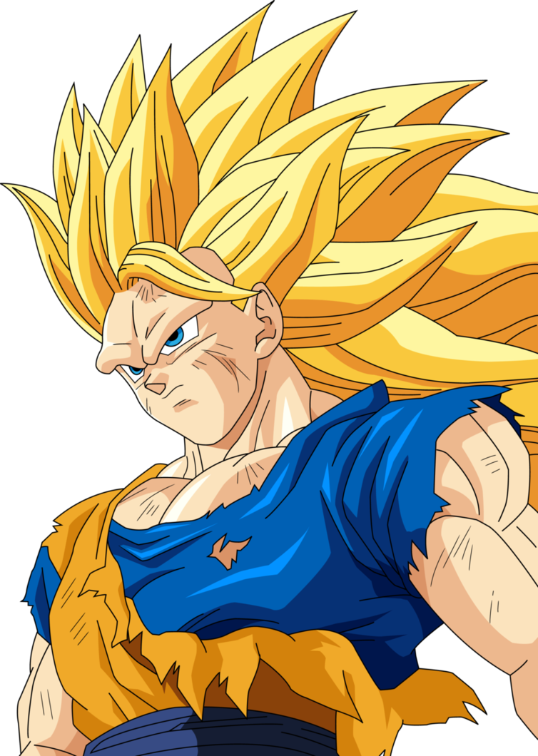 Another Goku Ssj3 - Goku Ssj 3 Renders (754x1060), Png Download
