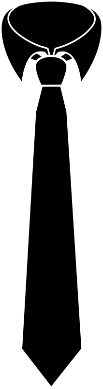 Pin Necktie Clipart - Necktie Clipart (213x800), Png Download