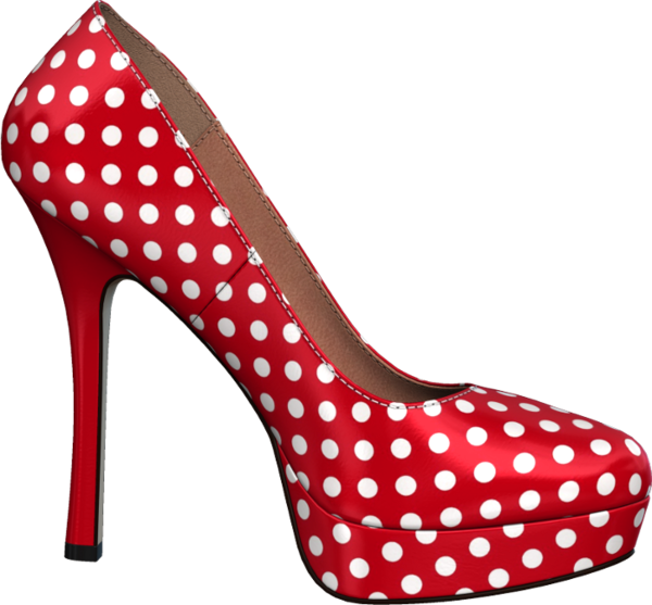 Footwear Clipart Shoe Necktie Stiletto Heel Salvatore - Zapatos Rojos Y Blanco (600x557), Png Download