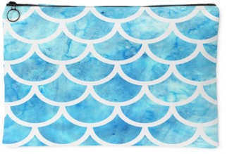 Mermaid Scales Accessory Pouch - Mermaid (390x390), Png Download