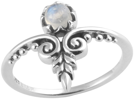 Sterling Silver Ornate Swirl Ring Weight - Ring (498x465), Png Download