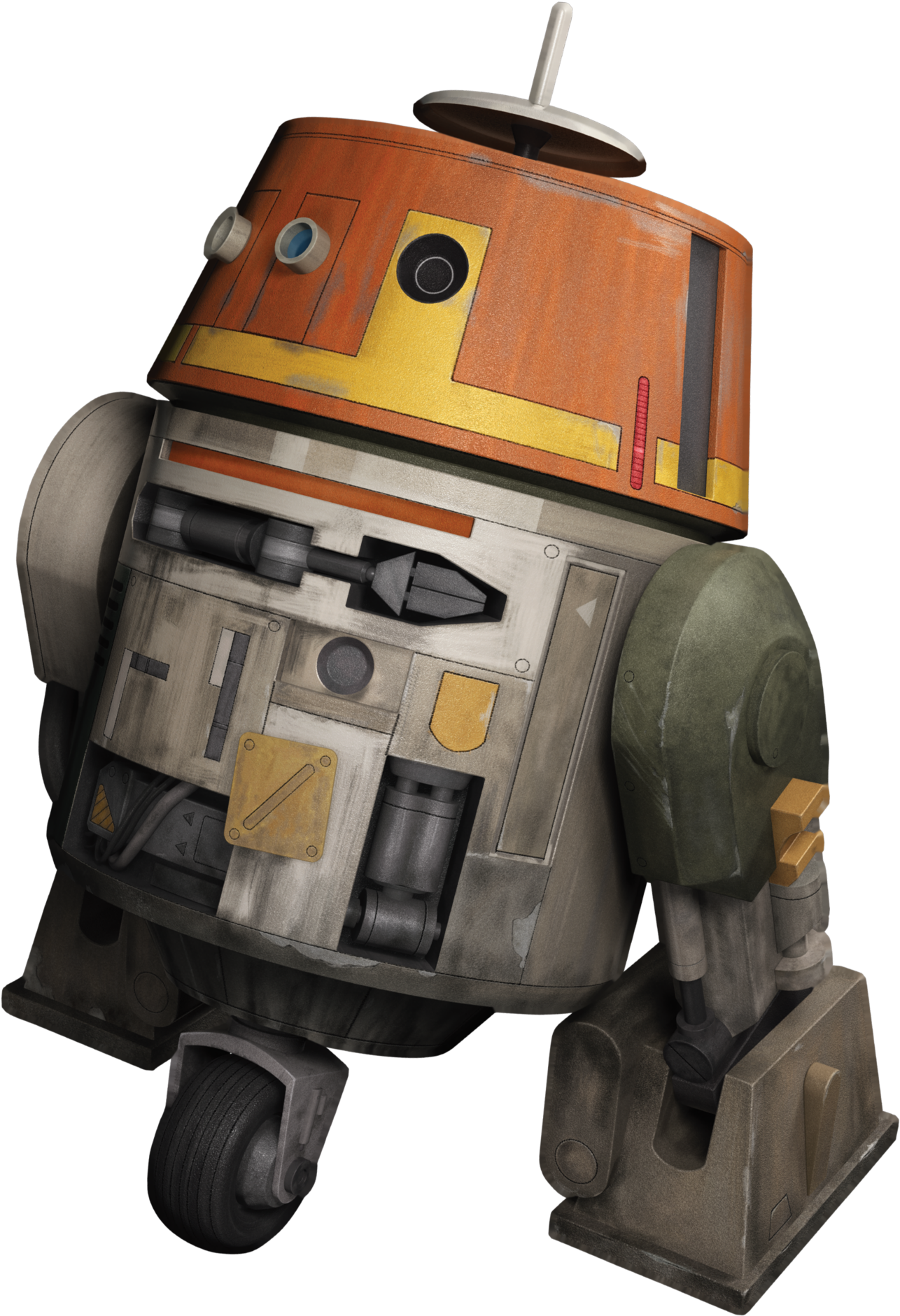 C1-series Astromech Droid - Chopper Rebels (1350x1920), Png Download