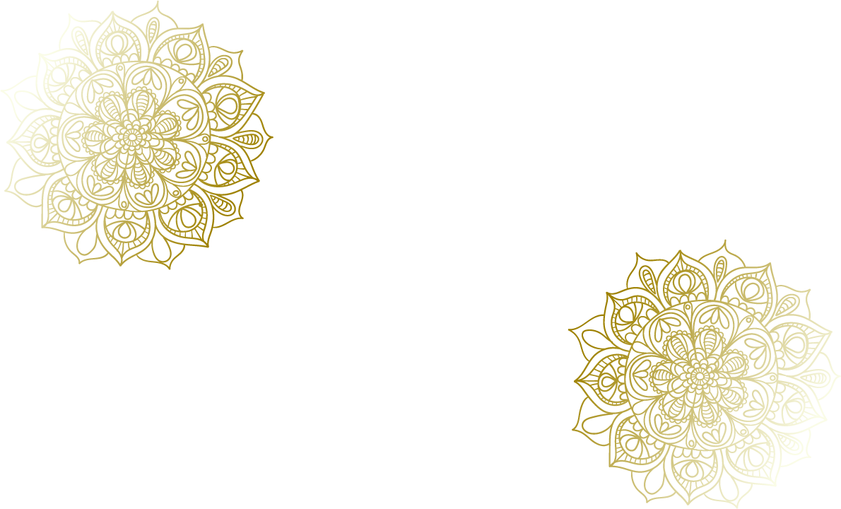 Namaste Mandala Black Vinyl Sticker Wall Art (1190x720), Png Download
