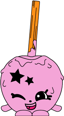 Candy Apple-2 - Shopkins Green Candy Apple (400x400), Png Download