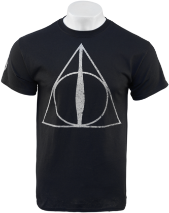 Trends International Harry Potter Deathly Hallows Wall (422x480), Png Download