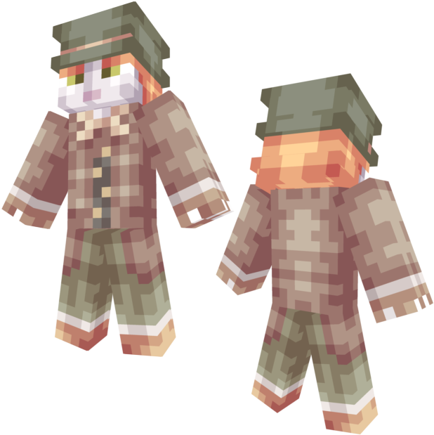 Asmkljpng - Minecraft Alice In Wonderland Mad Hatter Skin (640x640), Png Download