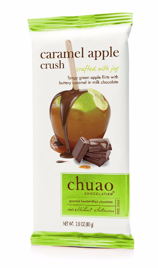 Caramel Apple Crush Bar - Chuao - Gourmet Milk Chocolate Bar Caramel Apple Crush (900x550), Png Download