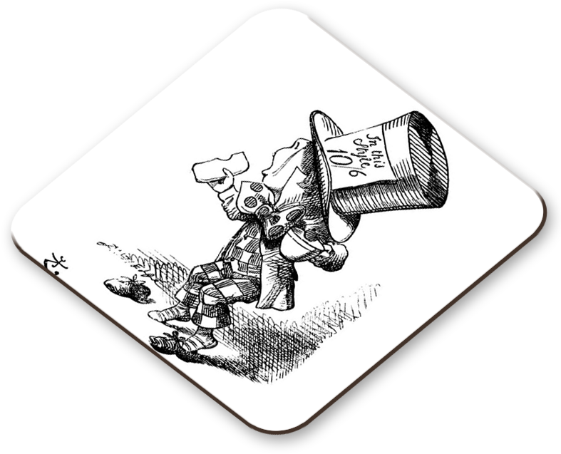 3drose Mug_110410_4 Mad Hatter Have I Gone Mad Alice (791x666), Png Download