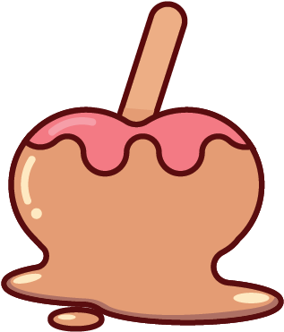 Caramel Apple (408x408), Png Download