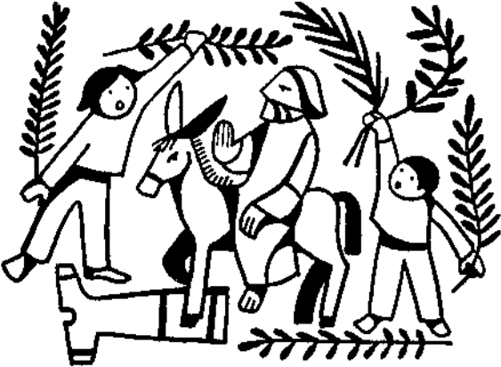 13 April - Palm Sunday (594x436), Png Download
