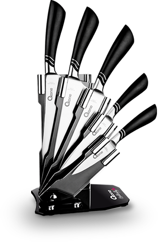 Butterfly Knife Set - Oxone Butterfly Knife Set (315x484), Png Download