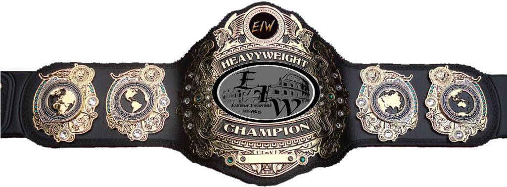 Eiw World Heavyweight Championship • - Belt (1024x392), Png Download