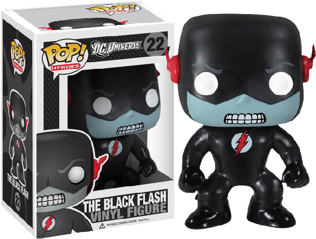 Black Flash Pop Vinyl Figure - All Flash Funko Pops (650x494), Png Download