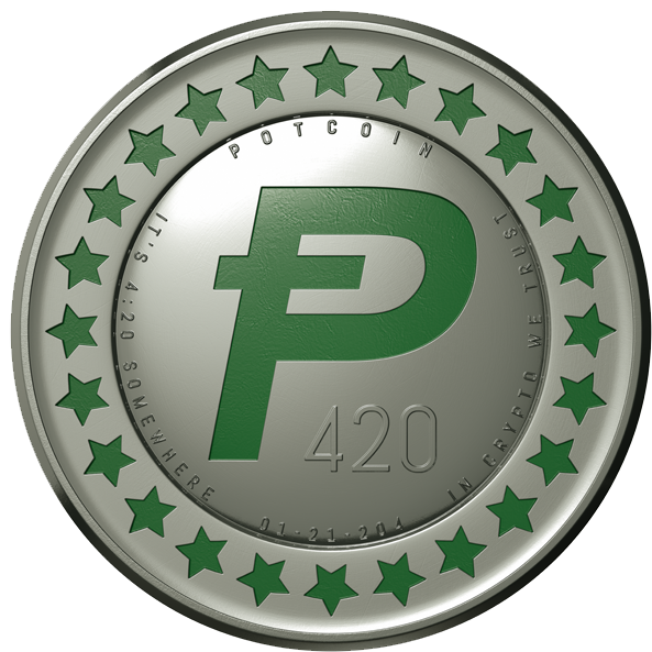 420 - Pot Coin (600x600), Png Download