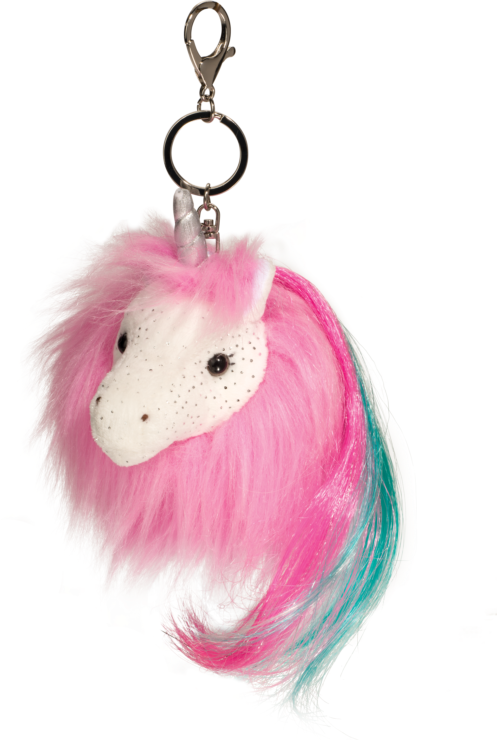Douglas Fur Fuzzle Poms Hot Pink Unicorn - Stuffed Toy (3000x3000), Png Download