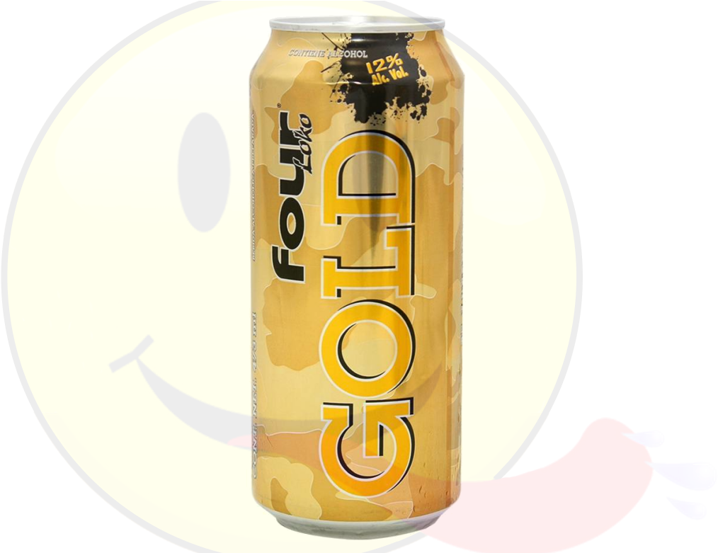 Four Loko Gold Malt Beverage - 23.5 Fl Oz (1040x780), Png Download