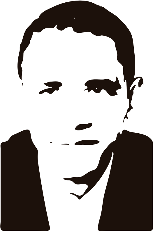 3-4 - Barack Obama (524x802), Png Download