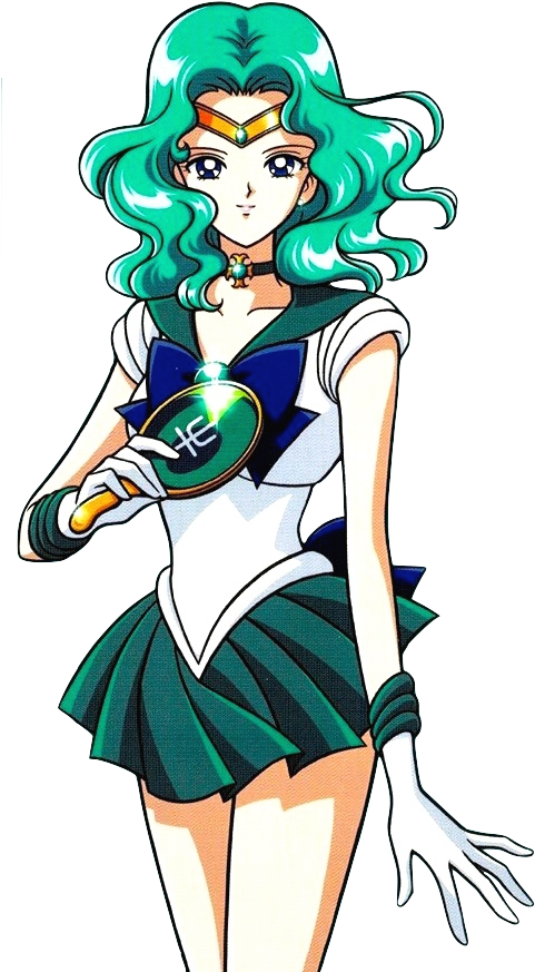 Hall Of Anime Fame - Sailor Neptune Sailor Moon (490x879), Png Download