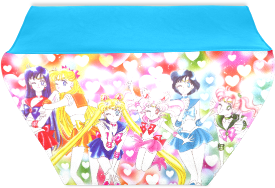 Sailor Moon Crystal Print Leather Clutch Bag Multifunctional - Sailor Scouts (800x800), Png Download