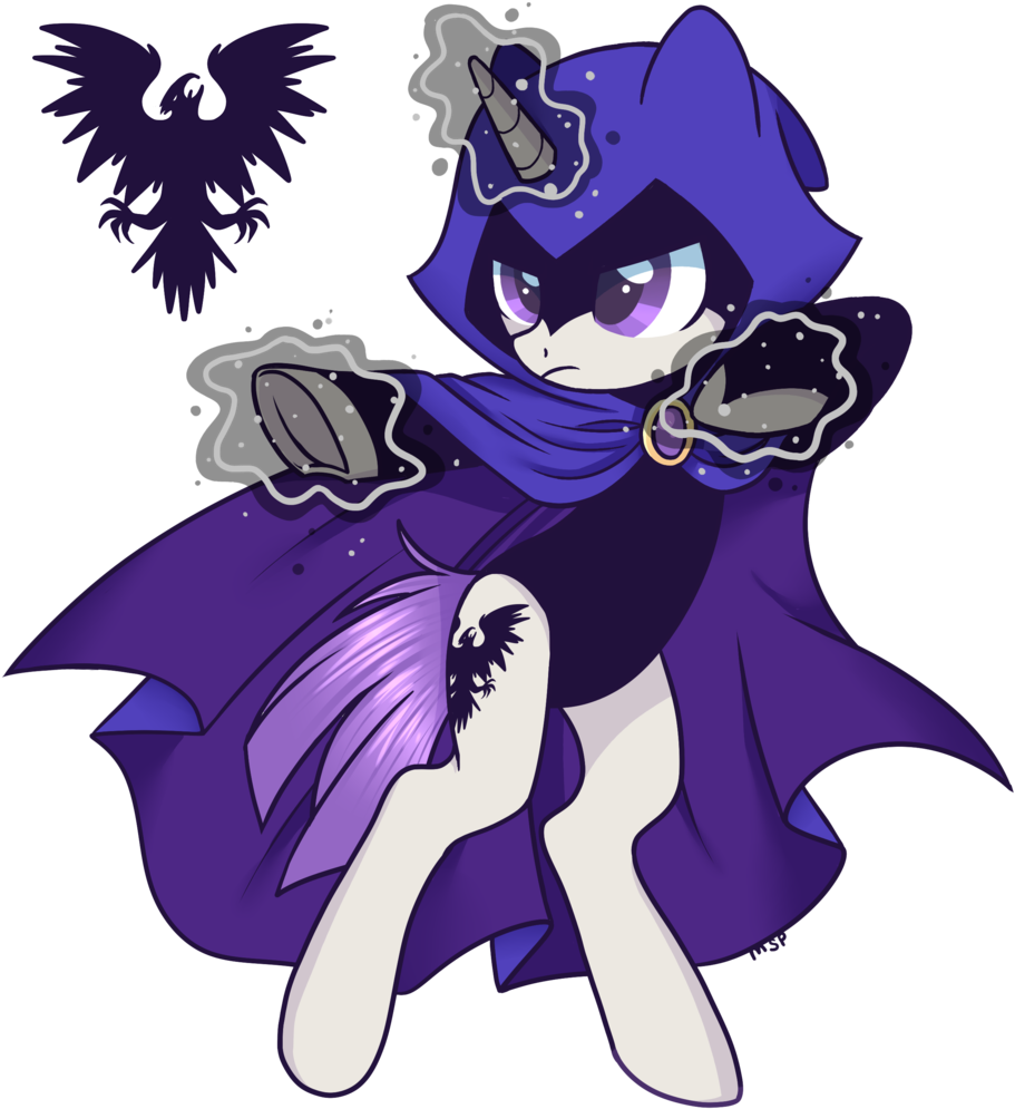 Raven Teen Titans Go Ponies - Mlp Raven Teen Titans (811x890), Png Download
