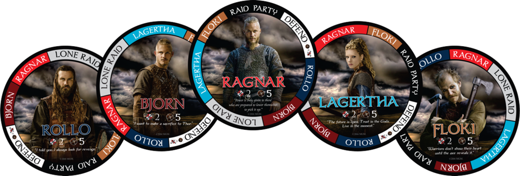 Vikings Raid And Conquer - Viking Tv Show Shields (1024x347), Png Download