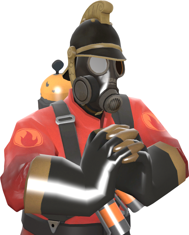 Vintage Merryweather - Tf2 Pyro Vintage Merryweather (602x749), Png Download