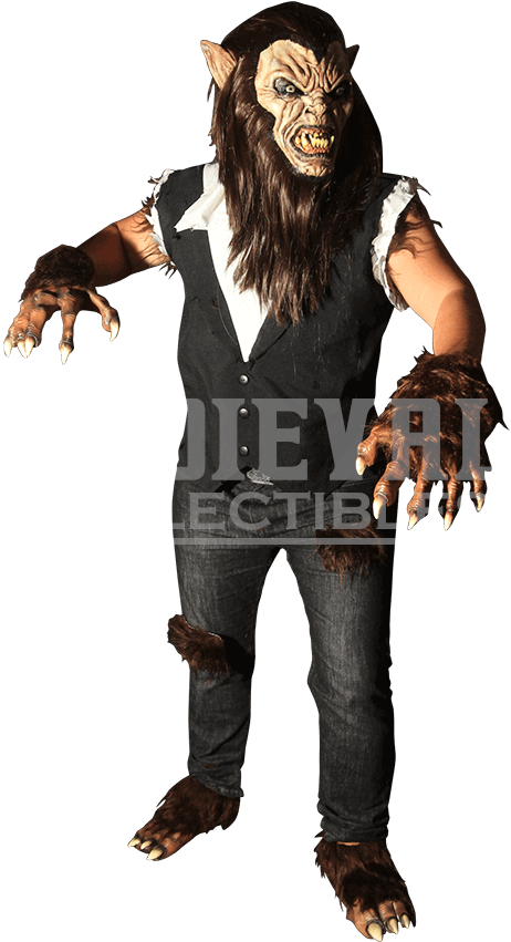 "wolfman Costume" (850x850), Png Download