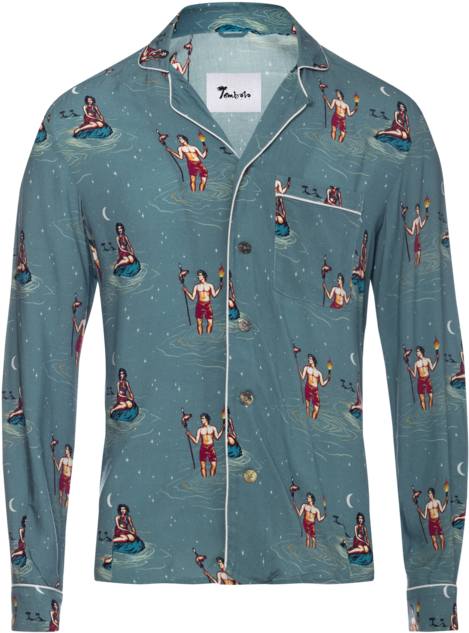 Midnight Snack Blue - Shirt (740x740), Png Download